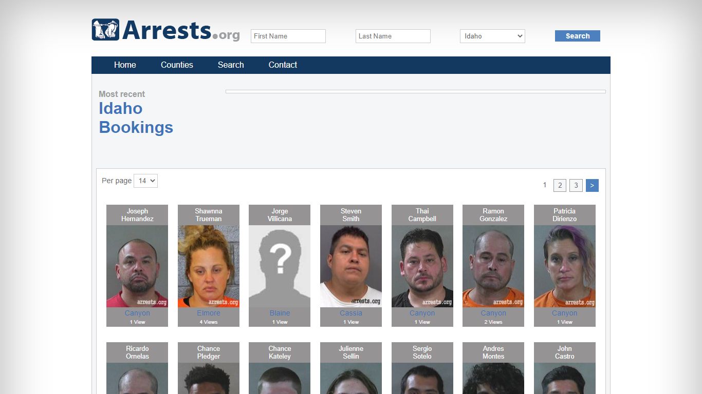 Idaho Arrests and Inmate Search